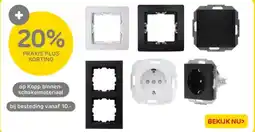 Praxis Kopp binnen- schakelmateriaal aanbieding