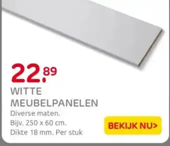 Praxis Witte meubelpanelen aanbieding