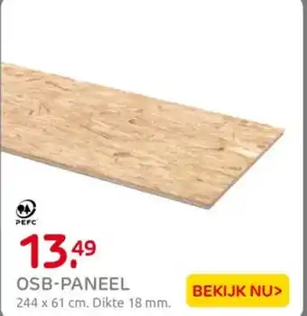 Praxis Osb-paneel aanbieding