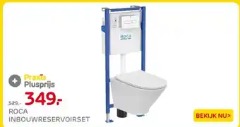 Praxis Roca inbouwreservoirset aanbieding