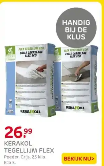 Praxis Kerakol tegellijm flex aanbieding