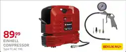 Praxis Einhell compressor aanbieding