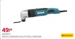 Praxis Wesco oscillerende multitool ws5508 aanbieding