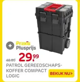 Praxis Patrol gereedschaps- koffer compact logic aanbieding