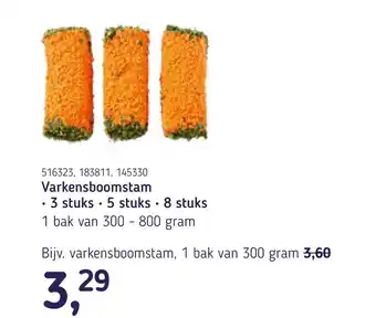 Van Hoeckel Varkensboomstam aanbieding