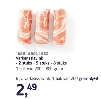 Van Hoeckel Varkensslavink aanbieding