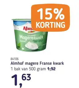 Van Hoeckel Almhof magere Franse kwark aanbieding