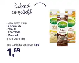 Van Hoeckel Campina vla aanbieding
