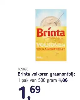 Van Hoeckel Brinta volkoren graanontbijt aanbieding