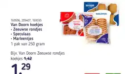 Van Hoeckel Van Doorn koekjes Zeeuwse rondjes Speculaas Marleentjes aanbieding