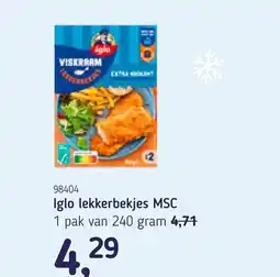 Van Hoeckel Iglo lekkerbekjes MSC aanbieding