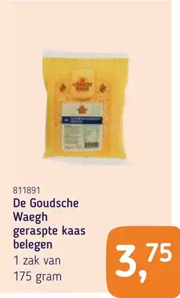 Van Hoeckel De Goudsche Waegh geraspte kaas belegen aanbieding