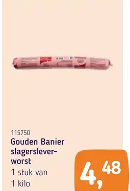 Van Hoeckel Gouden Banier slagerslever- worst aanbieding