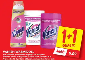 Dekamarkt VANISH WASMIDDEL aanbieding