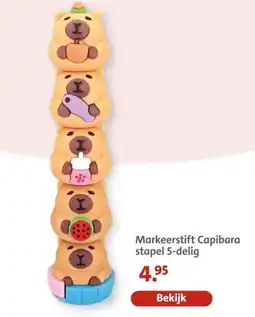 Bruna Markeerstift Capibara stapel 5-delig aanbieding