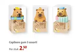 Bruna Capibara gum 3 assorti aanbieding