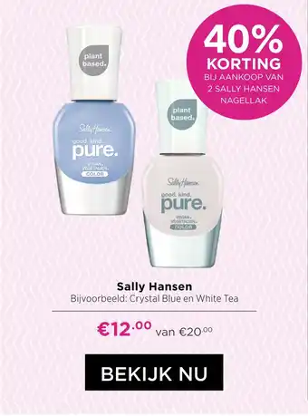 ICI Paris XL Sally Hansen Bijvoorbeeld: Crystal Blue en White Tea aanbieding