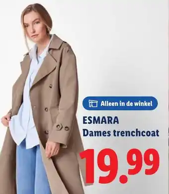 Esmara dames trenchcoat