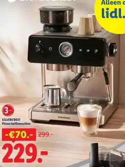 Lidl Silvercrest Piston koffiemachine aanbieding