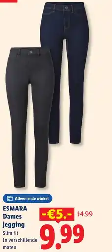 Lidl Esmara Dames jegging aanbieding