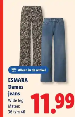 Lidl Esmara Dames jeans aanbieding
