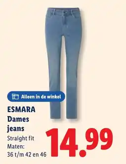 Lidl Esmara Dames jeans aanbieding