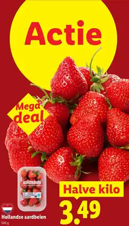Lidl Hollandse aardbeien aanbieding