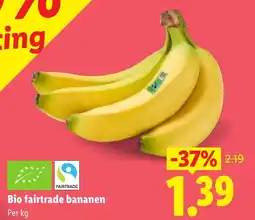 Lidl Bio fairtrade bananen aanbieding
