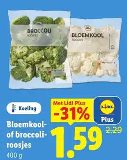 Lidl Bloemkool- of broccoli- roosjes aanbieding