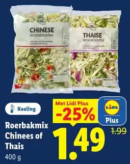 Lidl Koeling Roerbakmix Chinees of Thais aanbieding