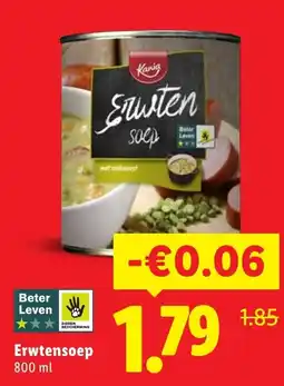 Lidl Erwtensoep aanbieding