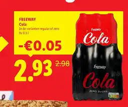 Lidl Freeway cola aanbieding