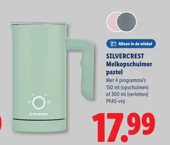 Silvercrest Melkopschuimer pastel