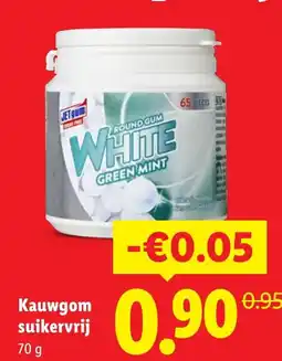 Lidl Kauwgom suikervrij aanbieding