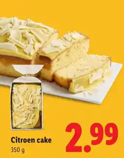 Lidl Citroen cake aanbieding
