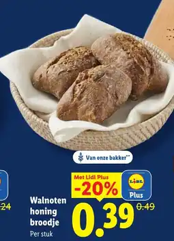 Lidl Walnoten honing broodje aanbieding