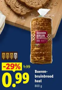 Lidl Boeren- bruinbrood heel aanbieding