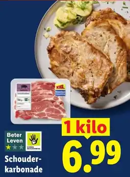 Lidl Schouder- karbonade aanbieding