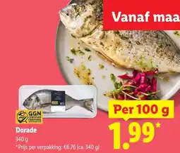 Lidl Dorade aanbieding