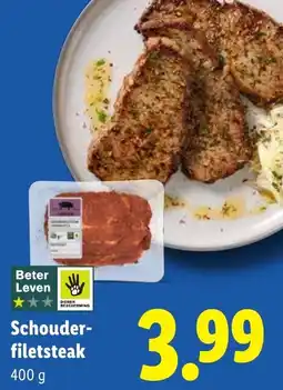 Lidl Schouder- filetsteak aanbieding