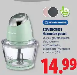 Lidl Silvercrest Hakmolen pastel aanbieding
