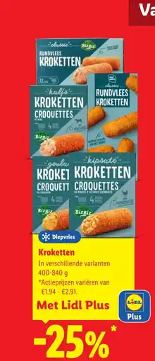 Lidl Kroketten aanbieding