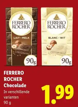 Lidl Ferrero rocher chocolade aanbieding