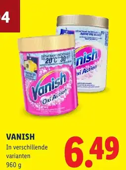 Lidl Vanish aanbieding