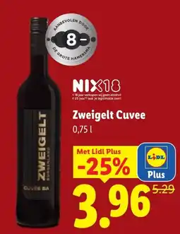 Lidl Zweigelt Cuvee aanbieding