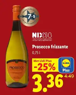 Lidl Prosecco frizzante aanbieding