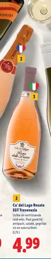Lidl Ca' del Lago Rosato IGT Trevenezie aanbieding