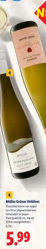 Lidl Müller Grüner Veltliner aanbieding