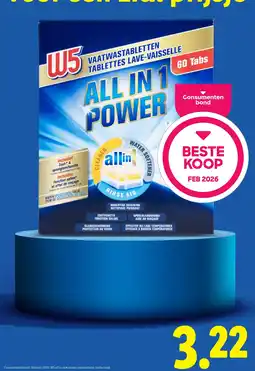 Lidl Vaatwastabletten tablettes lave-vaisselle aanbieding