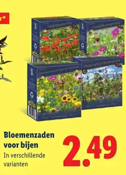Lidl Bloemenzaden voor bijen aanbieding